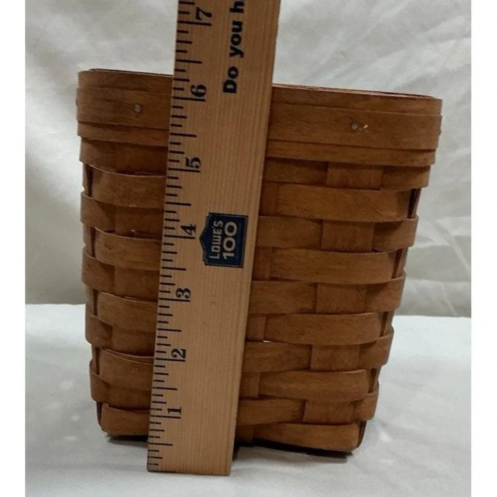 Workshops of Gerald E Henn Basket 1995 Workshops Warren Ohio Handwoven Wood 6